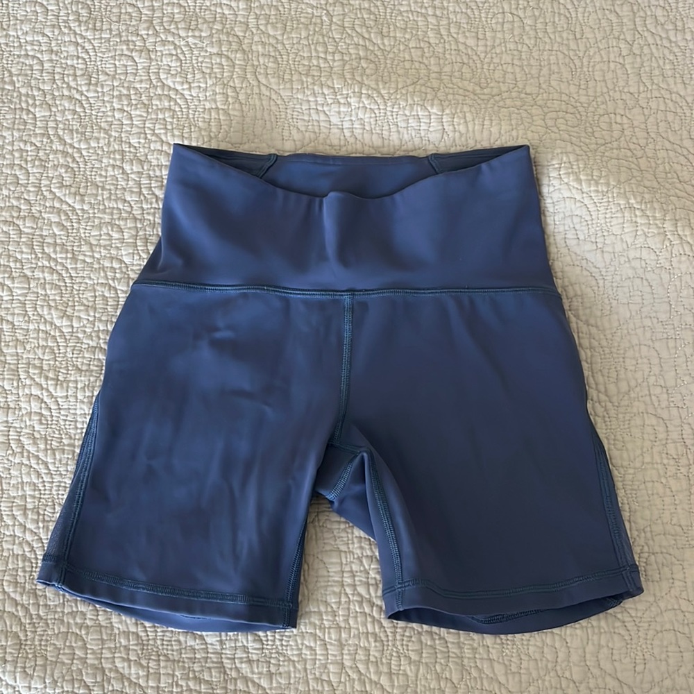 Blue lululemon shorts